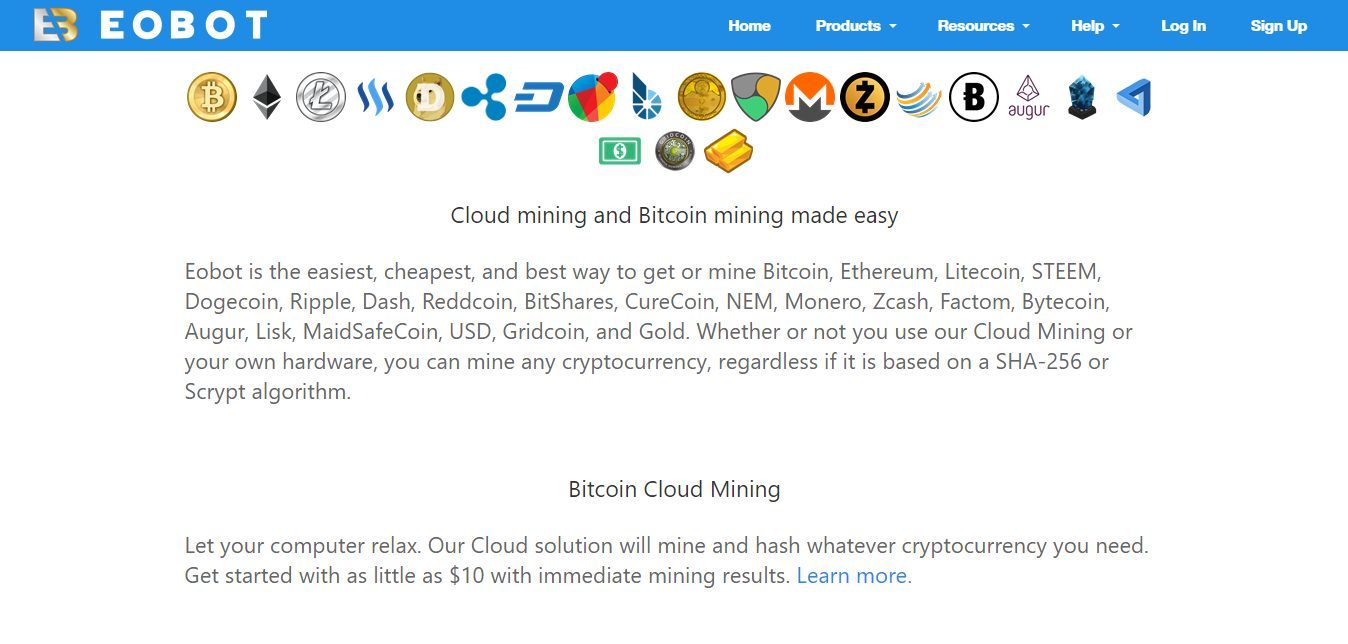 Cách đào bitcoin với Eobot.com trên máy tính, cpu, vps