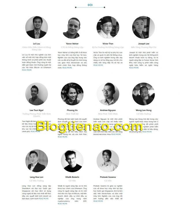 Kyber नेटवर्क विकास और सलाहकार टीम