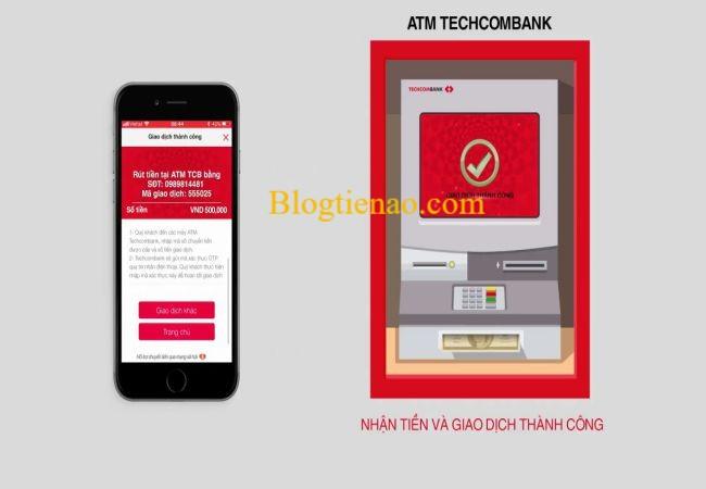 ដកប្រាក់ដោយគ្មាន Techcombank