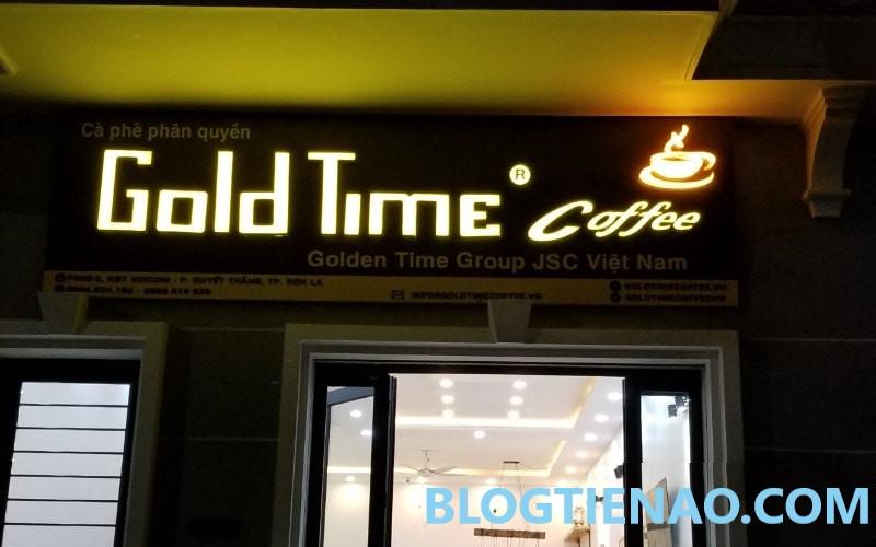 Cà phê phân quyền Gold Time Coffee