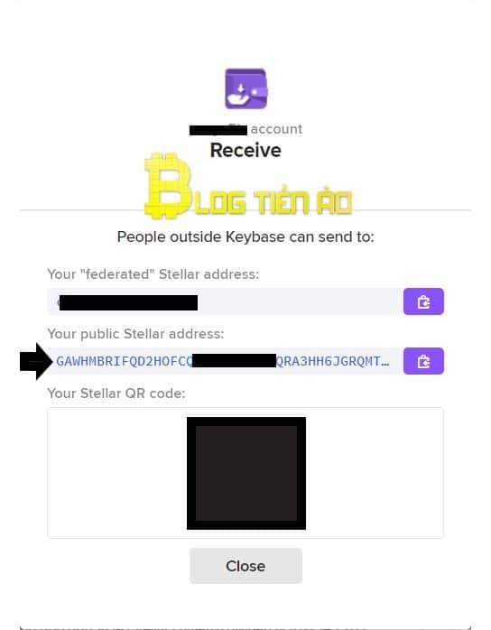 在Keybase上獲取XLM地址-照片2