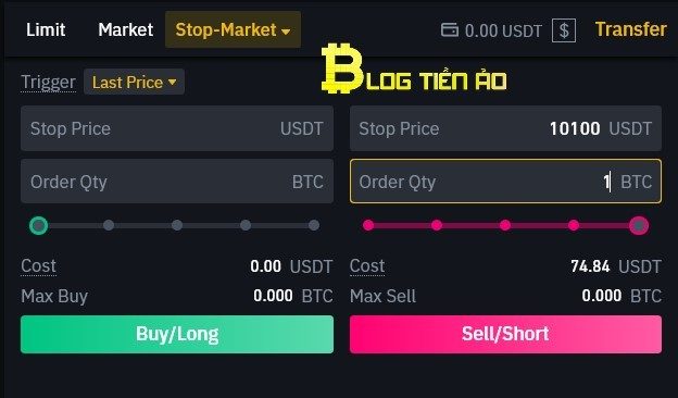 Order Stop-Market