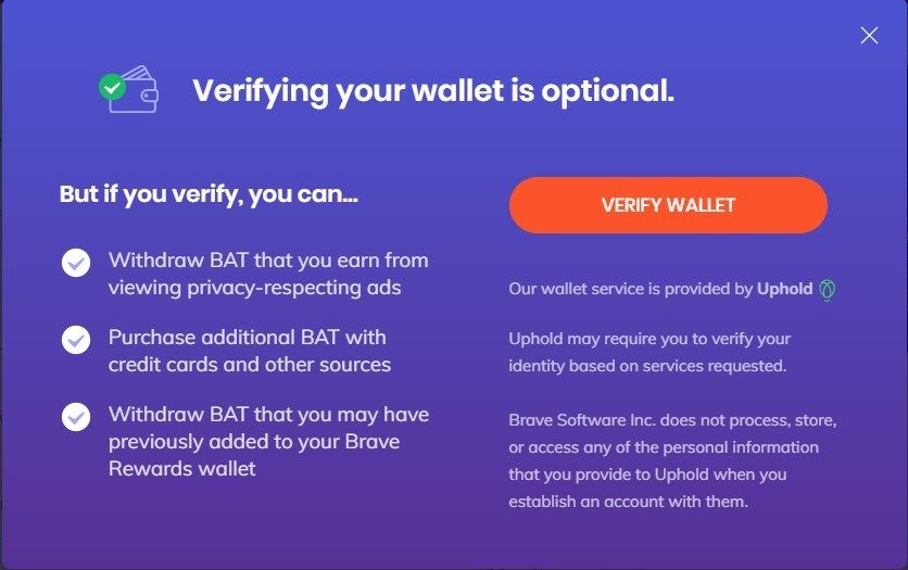 Verify Brave Wallet