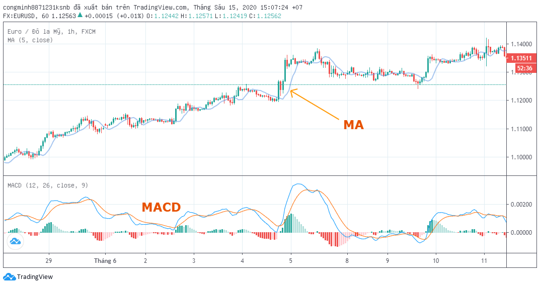 ghost line and macd in technical analysis