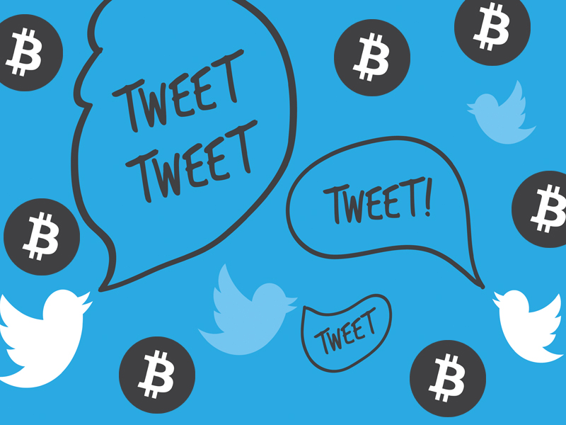 Đà tăng vũ bão giúp khối lượng tweet về 'Bitcoin' đạt đỉnh trong tháng 2
