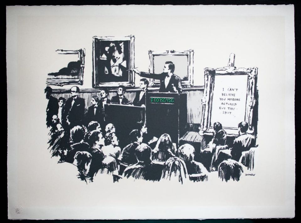 Tác phẩm nghệ thuật của Banksy đã được số hóa thành NFT