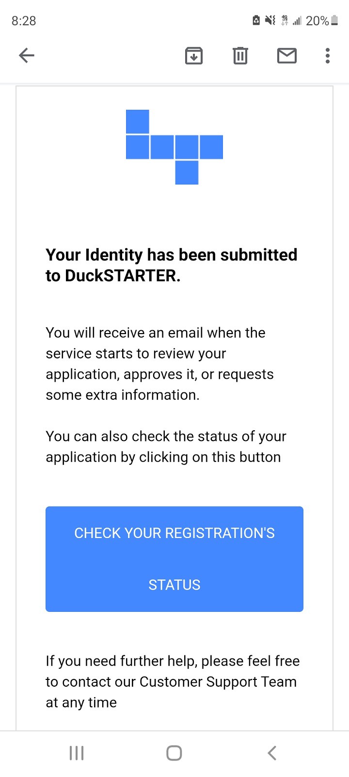 check your registration