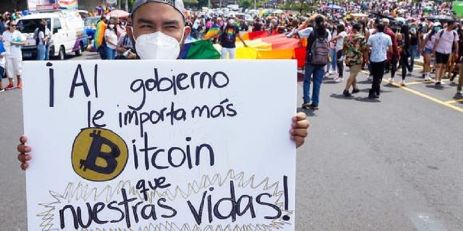 phản đối luật bitcoin El Salvador 