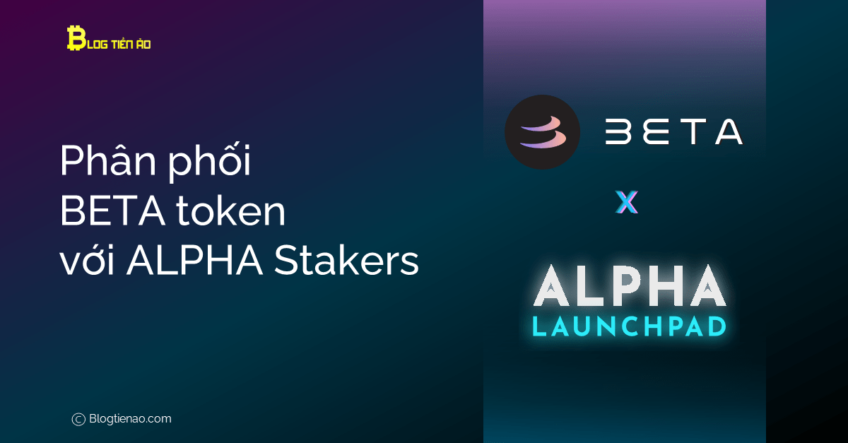 Explanation on how to distribute BETA tokens to ALPHA Staker