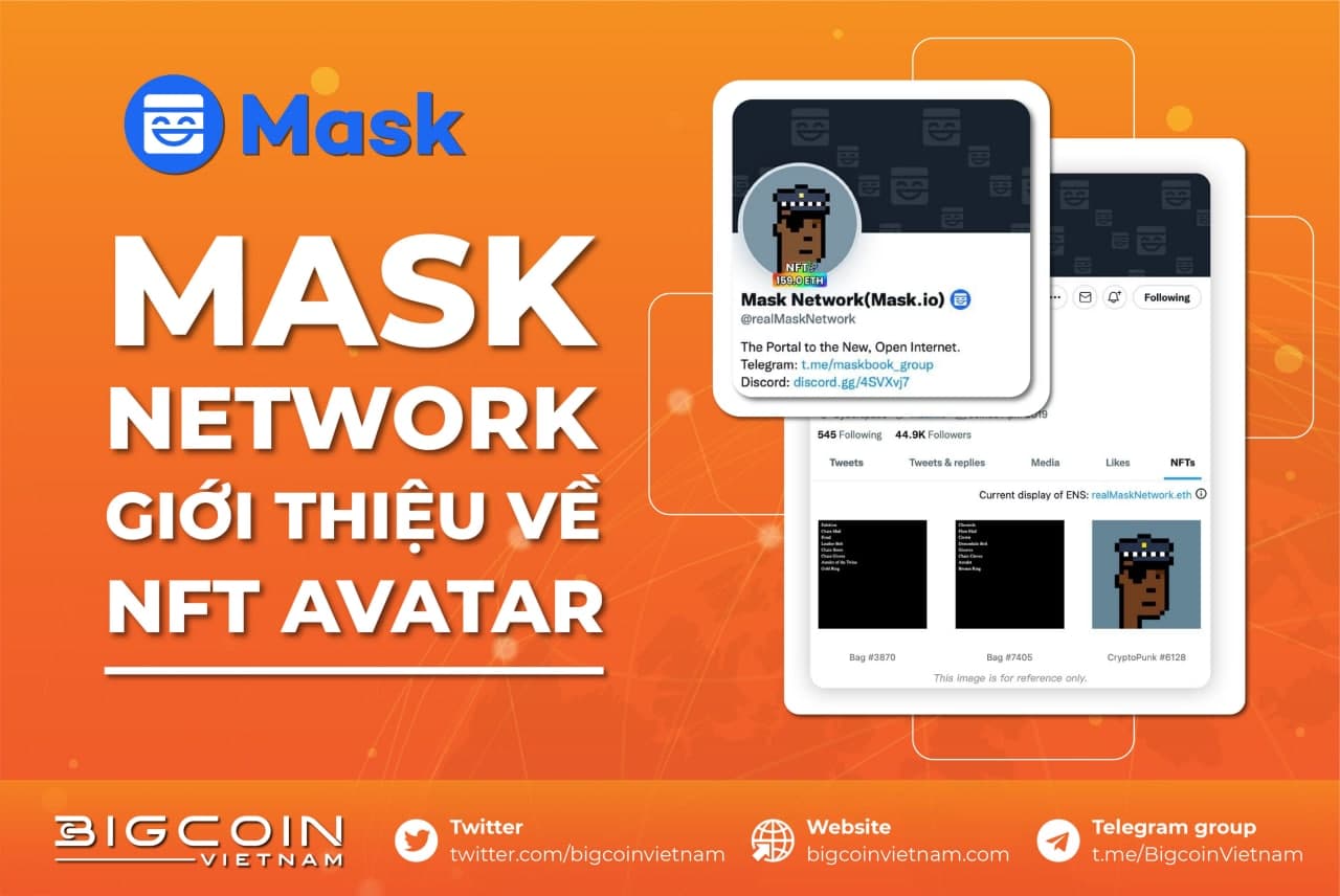 NFT Avatar là gì? Làm thế nào để tạo NFT Avatar với Mask Network?