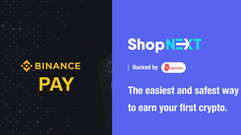 ShopNEXT hợp tác với Binance ra mắt nền tảng mua sắm nhận thưởng tiền điện tử