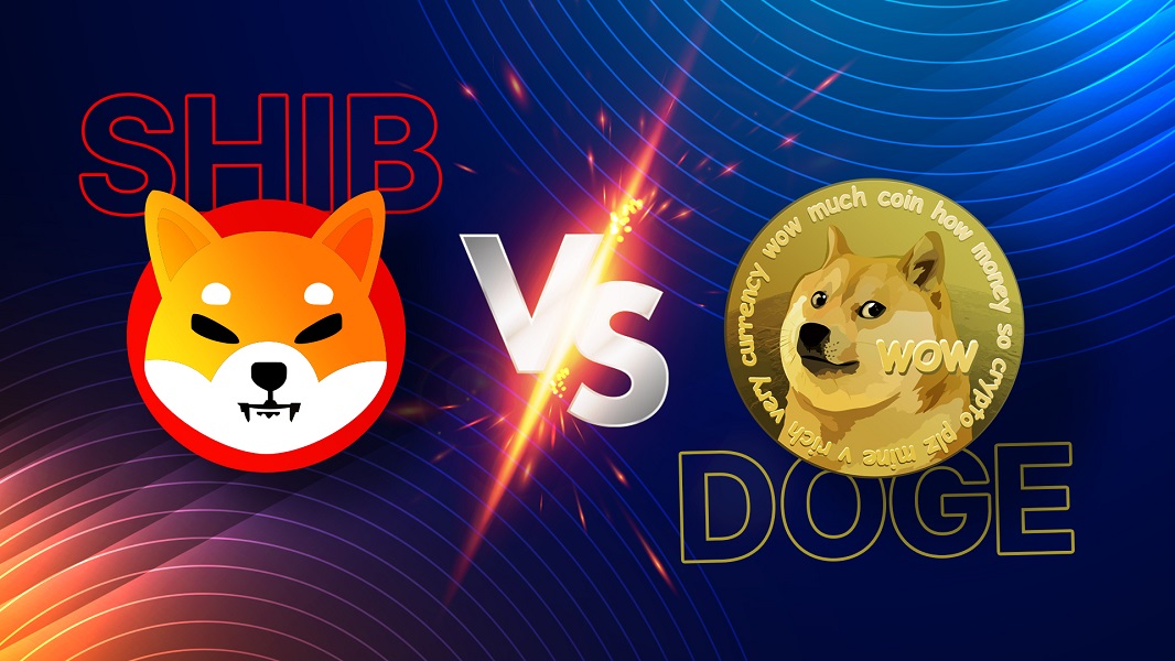Dogecoin và Shiba Inu cạnh tranh gay gắt trên bảng xếp hạng
