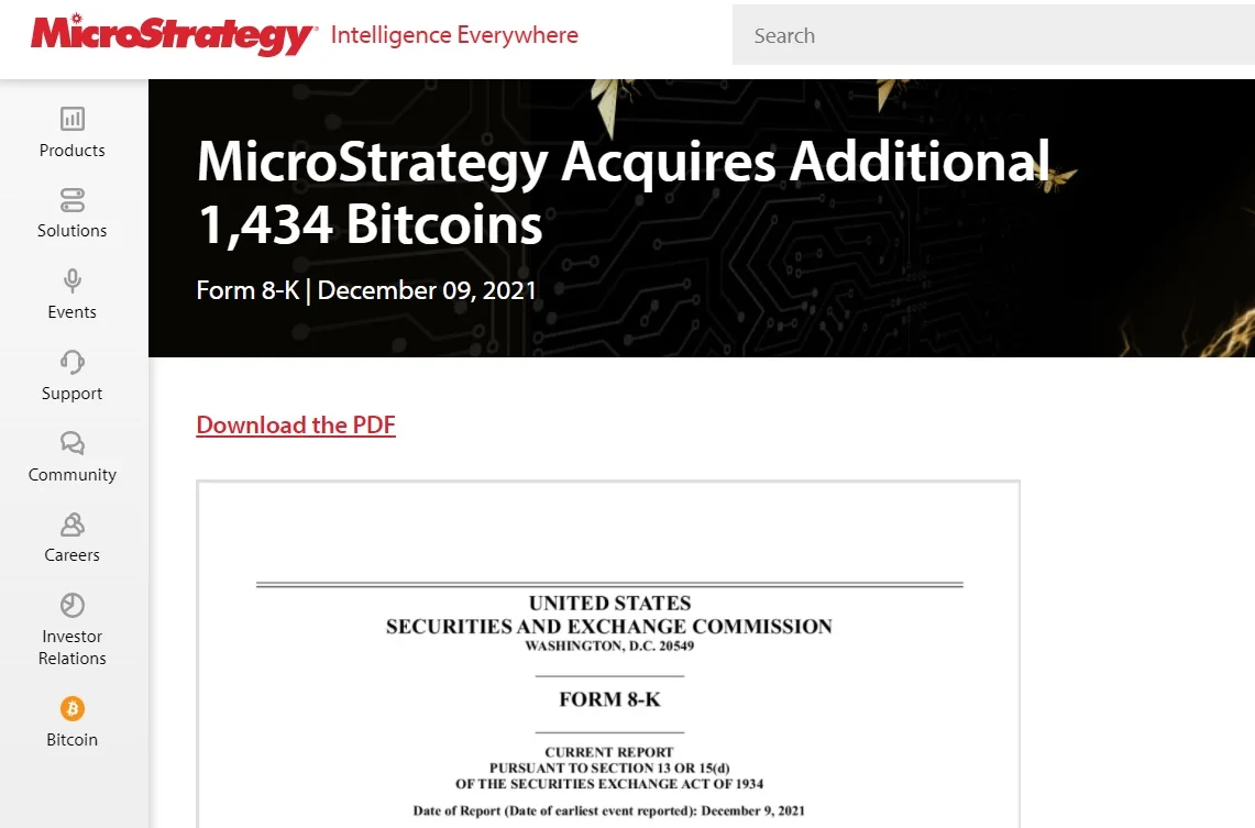 microstrategy mua bitcoin