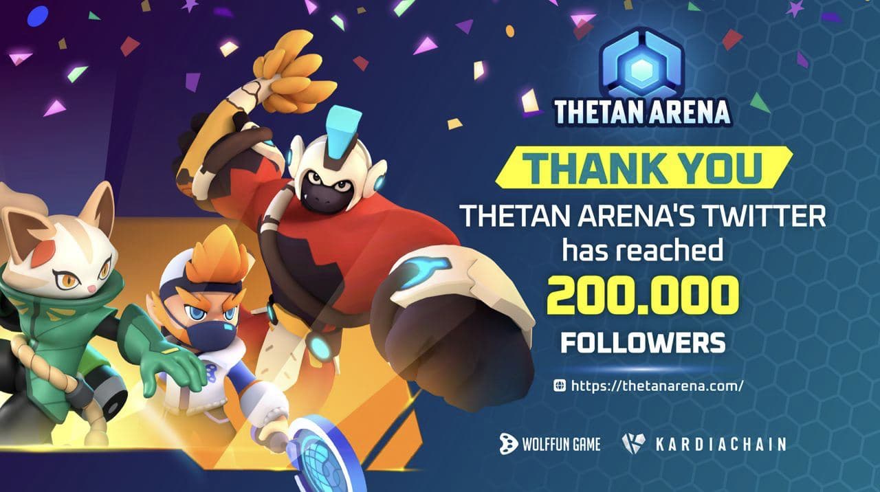Το Thetan Arena κέρδισε πολλά όταν προσέλκυσε περισσότερους από 1 εκατομμύριο χρήστες σε μόλις 2 ημέρες