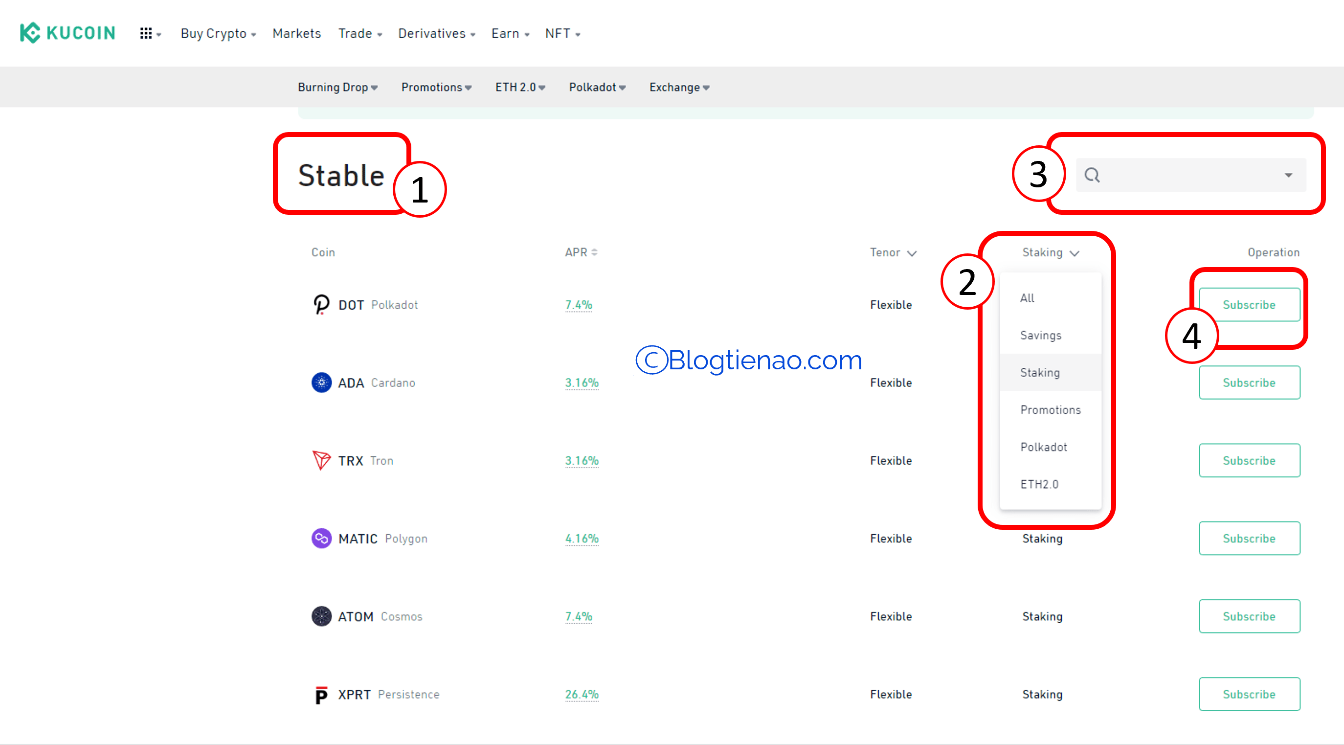 stable staking