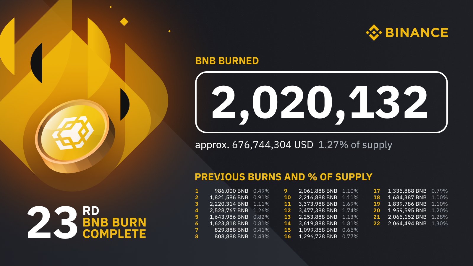 bnb auto burn 23