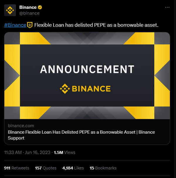 binance pepe