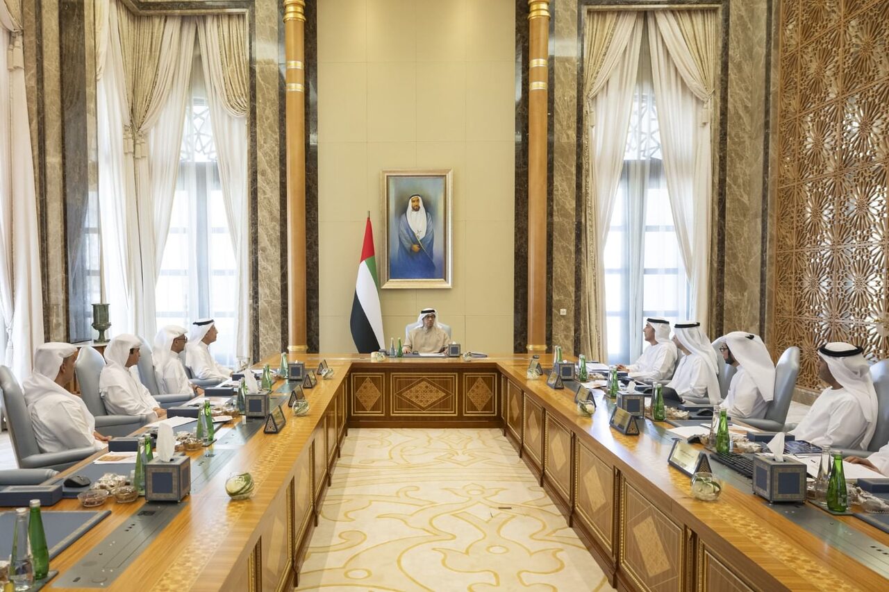 Cuộc họp của ngân hàng trung ương UAE được tổ chức tại Qasr Al Watan, Abu Dhabi.