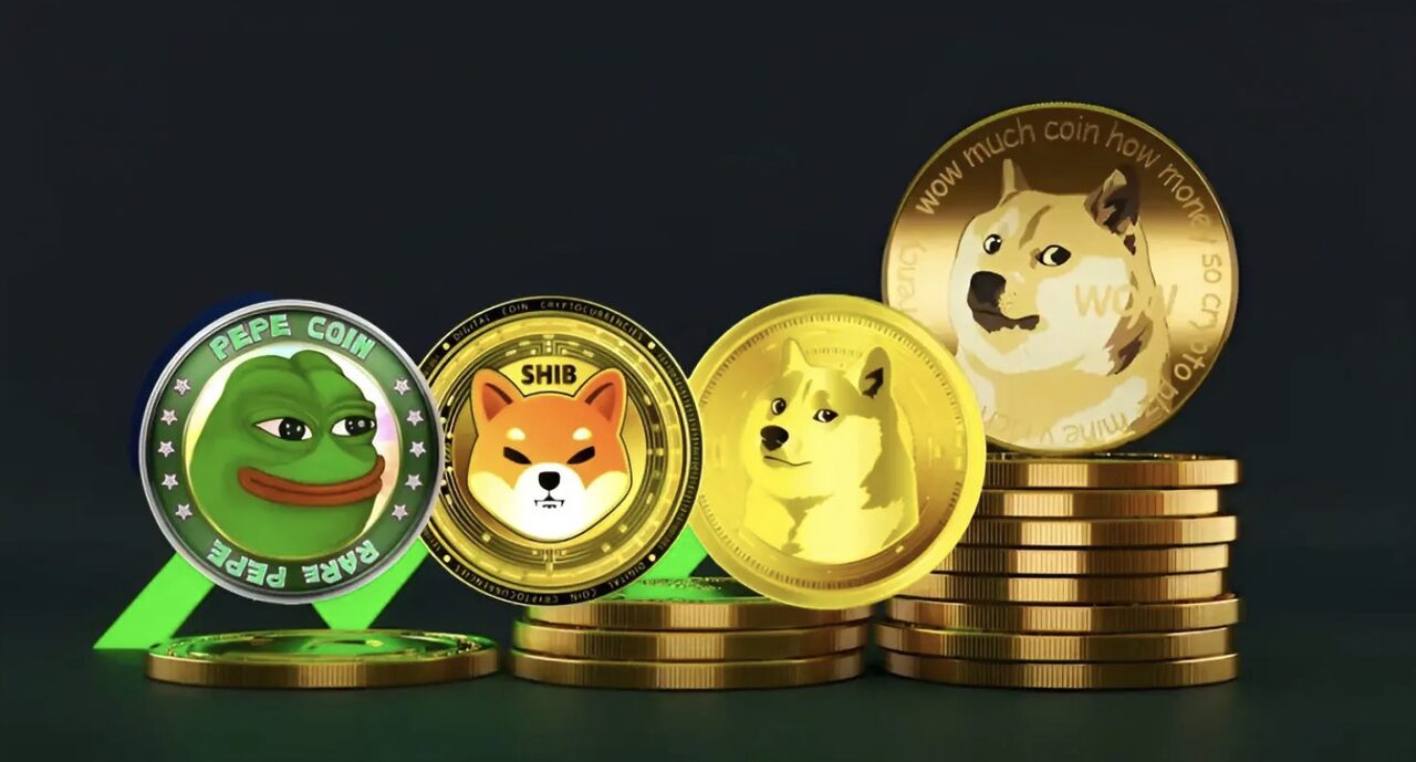 Các đồng meme như Shiba Inu, Dogecoin ghi nhận sự thống trị