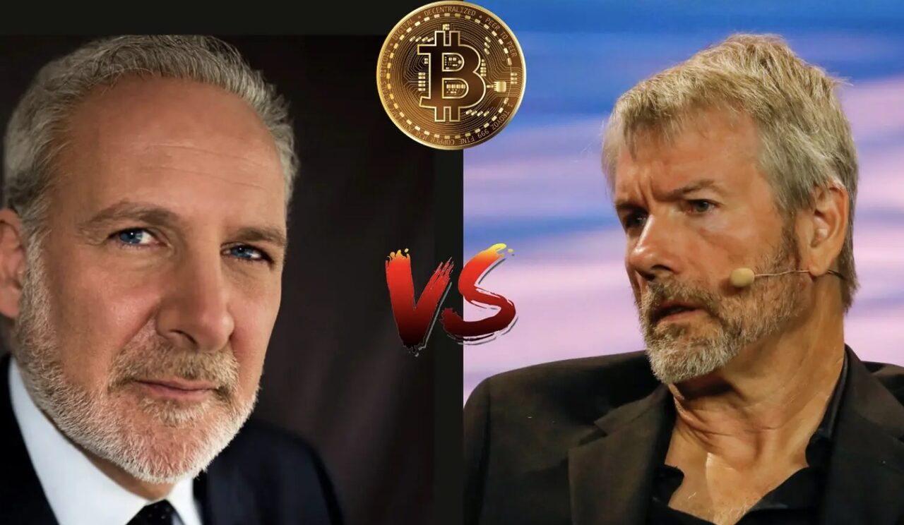 Cuộc tranh luận về Bitcoin nóng lên: Michael Saylor đấu với Peter Schiff