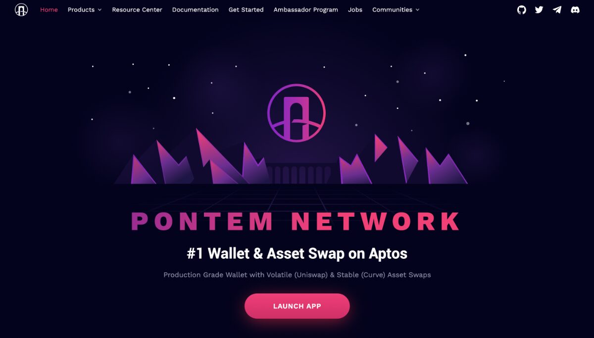 Website Pontem Network: https://pontem.network