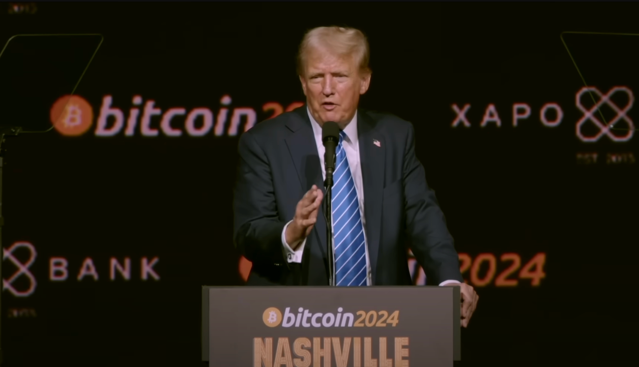 Trump phát biểu tại Hội nghị Bitcoin năm 2024